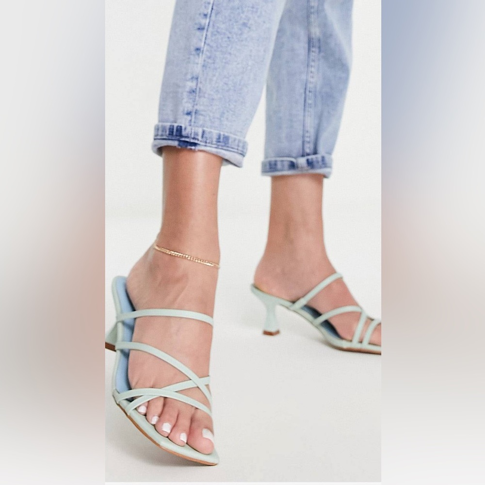 ASOS blue heels - Picture 4 of 9